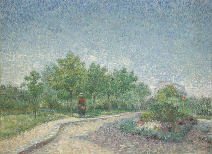 Vincent Van Gogh Corner in Voyer-d'Argenson Park at Asnieres